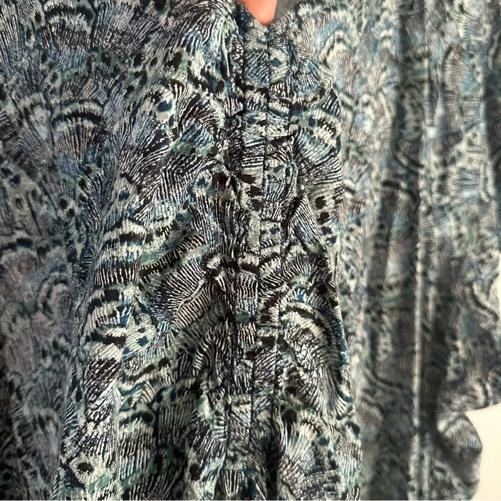 Women’s 2x midi dress flutter short sleeve 20-22 summer terra & sky 2xl 20w - Picture 6 of 10